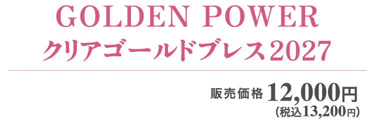 GOLDEN POWER���ꥢ������ɥ֥쥹2027